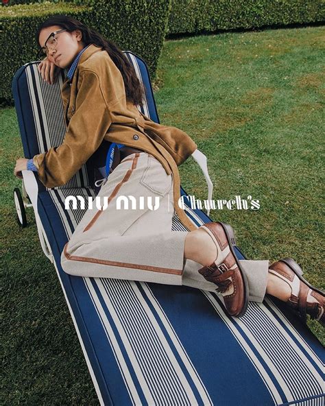 church's x miu shoes